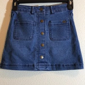 Tommy Hilfiger Button Denim Skirt